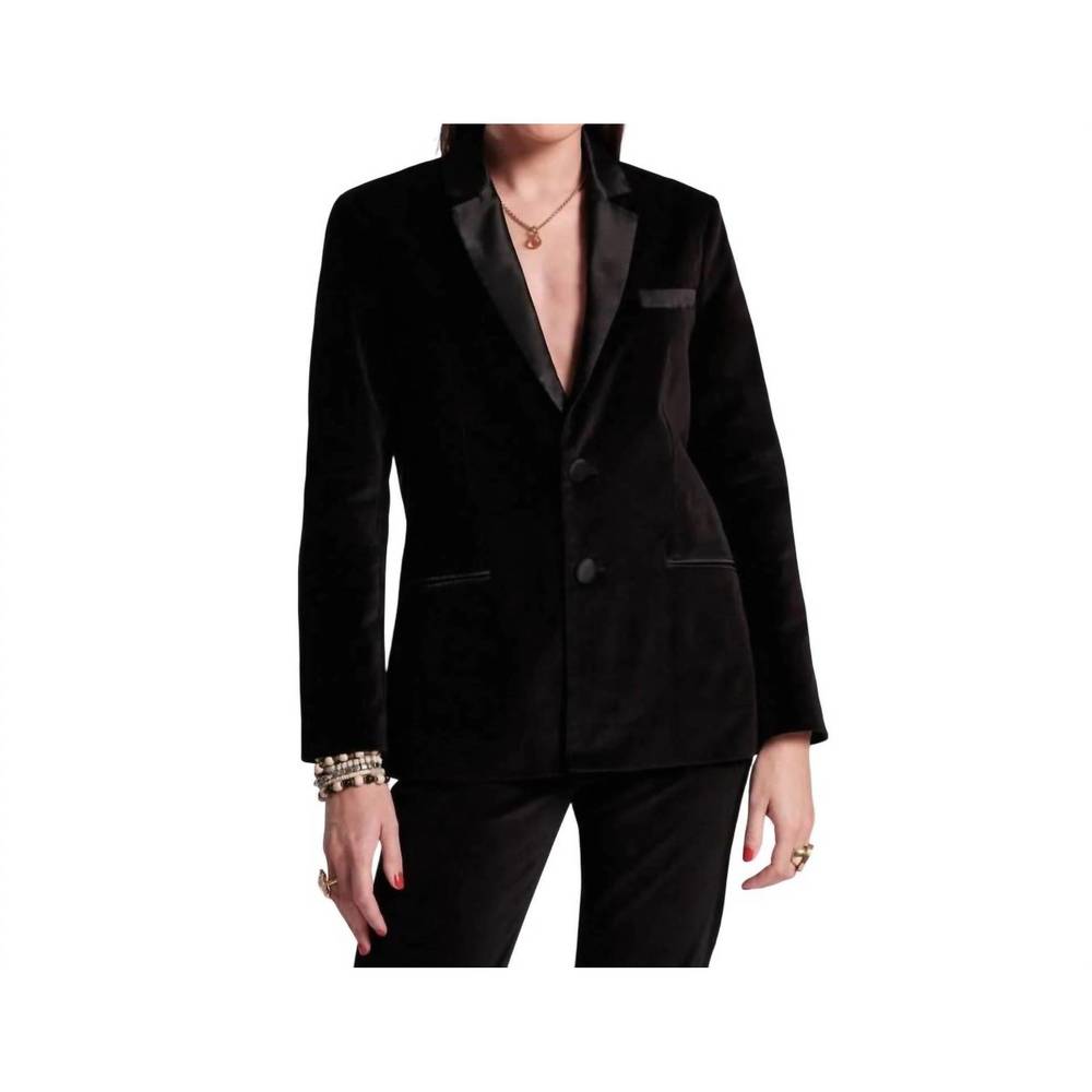Frances Valentine Black Velvet Blazer *NEW*